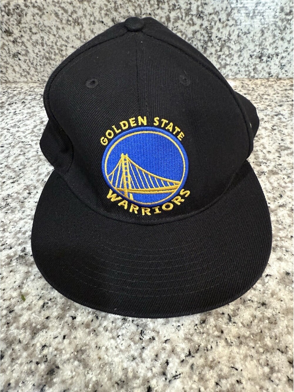 Ultra Game Golden State Warriors NBA Black Snapback Cap Hat One Size